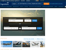 Tablet Screenshot of de.flightaware.com