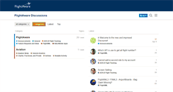 Desktop Screenshot of discussions.flightaware.com