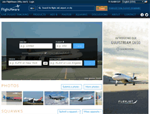 Tablet Screenshot of nl.flightaware.com
